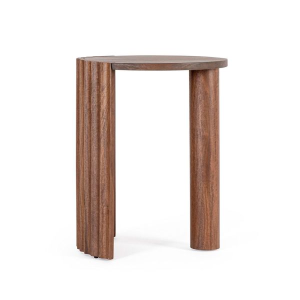 Mesa Auxiliar de Madera de Mango - Tapidecor | Natural y Elegante