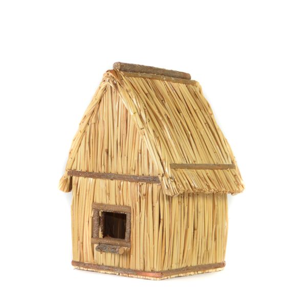 CASITA BARRACA VALENCIANA PAJA COLGAR 22X18X30