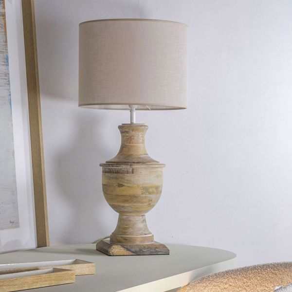 PANTALLA C_LINO BEIGE 50X50X27