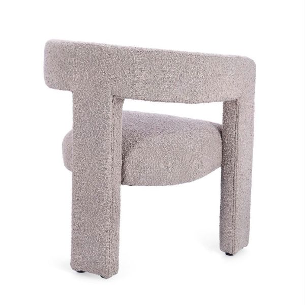 Sillón Tejido Rizado Gris Perla - Tapidecor