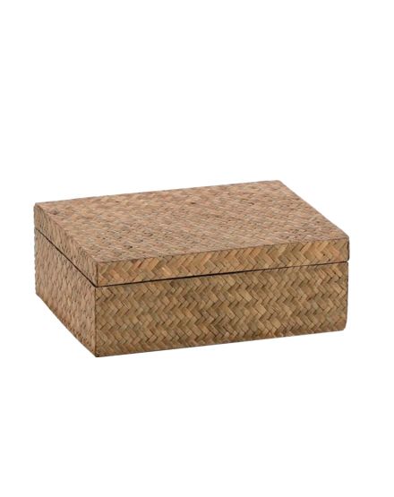 CAJA NATURAL GRANDE DM-RATAN 24X19X10CM