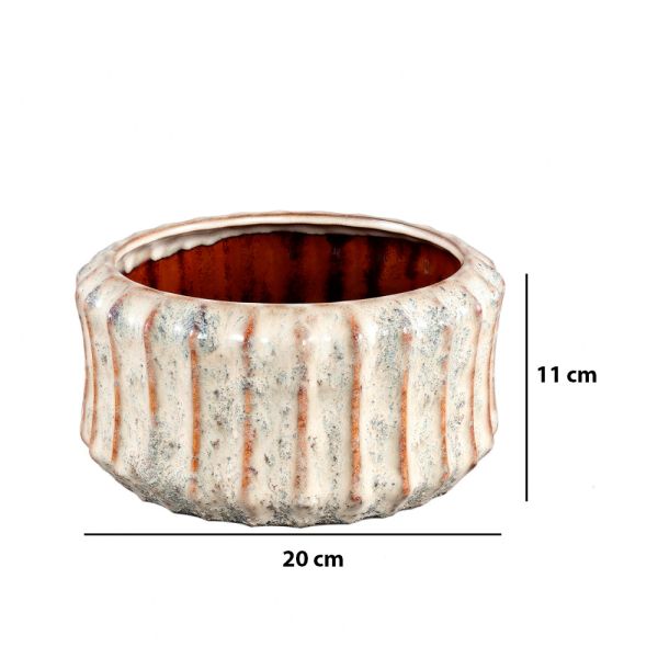 Macetero decorativo para interior y exterior en alta decoración elegante