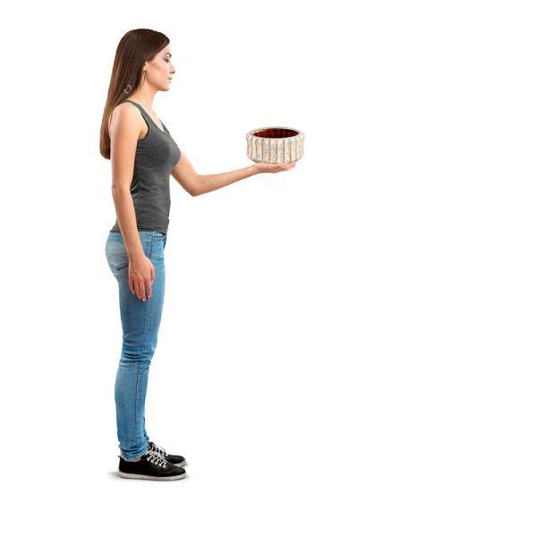 Macetero decorativo para interior y exterior en alta decoración elegante