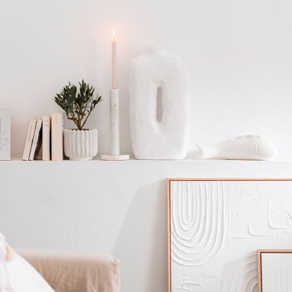 Macetero decorativo para interior y exterior en alta decoración elegante