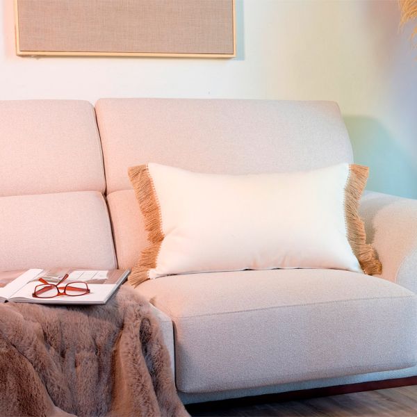 Cojín artesanal con relleno premium para cama y sofá en alta decoración elegante