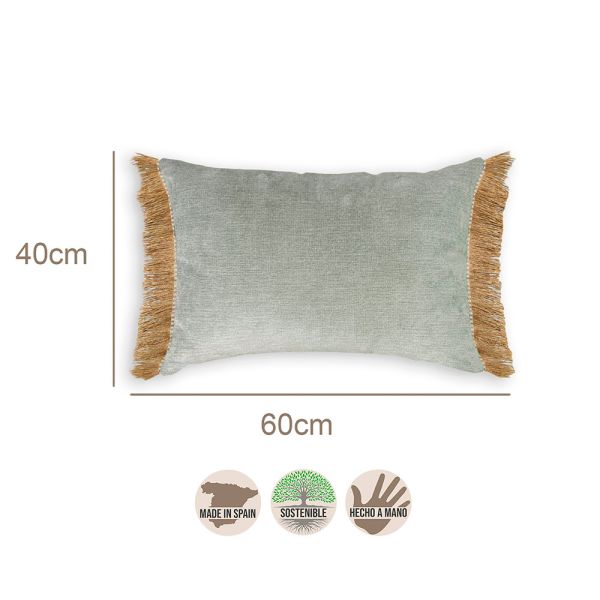 Cojín artesanal con relleno premium para cama y sofá en alta decoración elegante