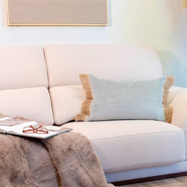 Cojín artesanal con relleno premium para cama y sofá en alta decoración elegante