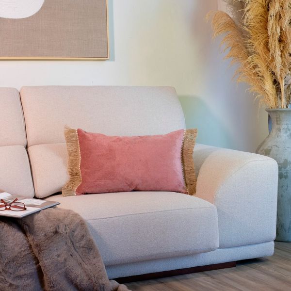 Cojín artesanal con relleno premium para cama y sofá en alta decoración elegante