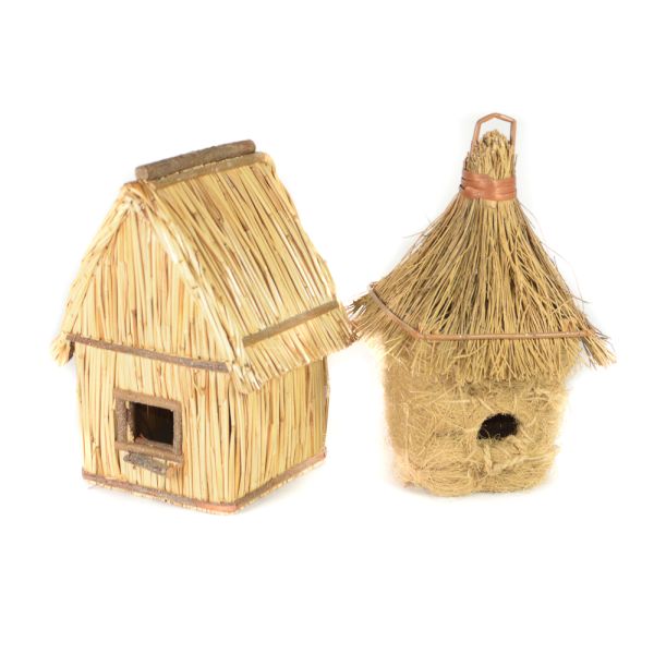 CASITA BARRACA VALENCIANA PAJA COLGAR 22X18X30