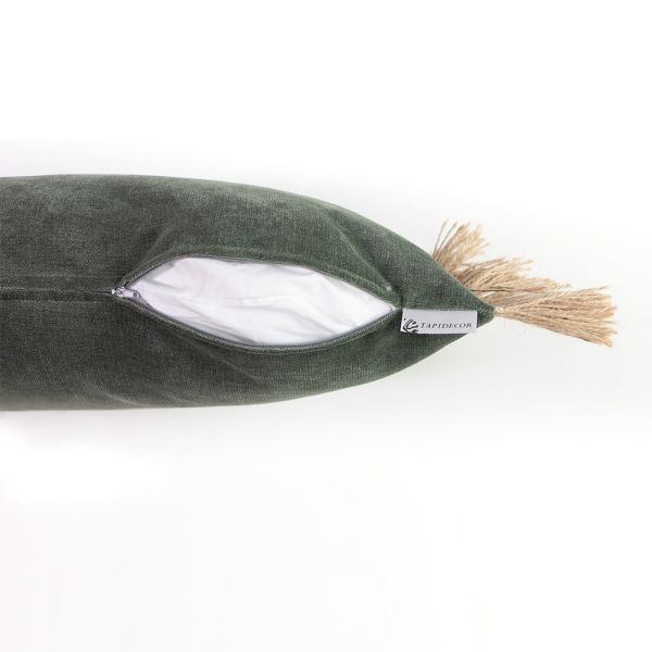 Cojín artesanal con relleno premium para cama y sofá en alta decoración elegante