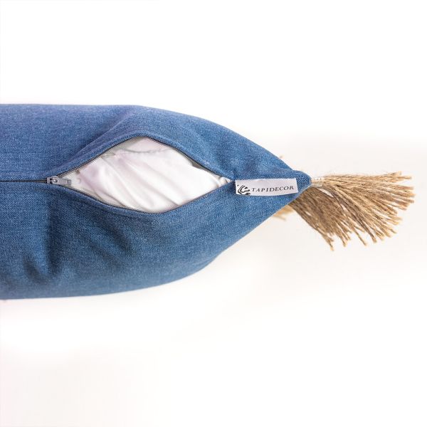 Cojín artesanal con relleno premium para cama y sofá en alta decoración elegante