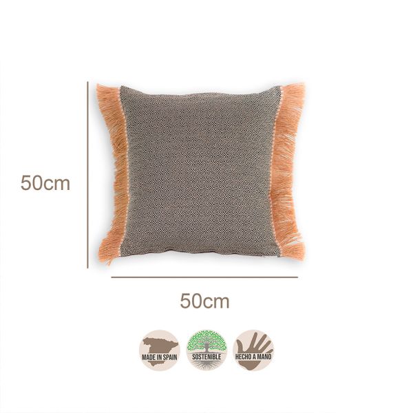 Cojín artesanal con relleno premium para cama y sofá en alta decoración elegante