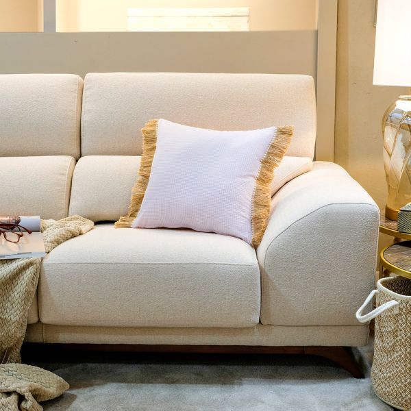 Cojín artesanal con relleno premium para cama y sofá en alta decoración elegante