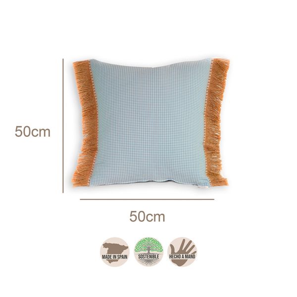 Cojín artesanal con relleno premium para cama y sofá en alta decoración elegante