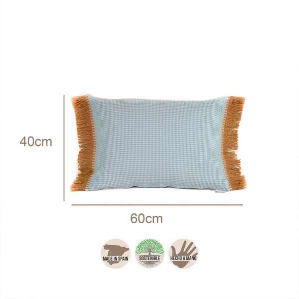 Cojín artesanal con relleno premium para cama y sofá en alta decoración elegante