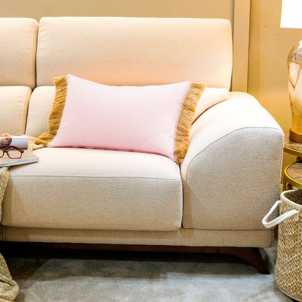 Cojín artesanal con relleno premium para cama y sofá en alta decoración elegante