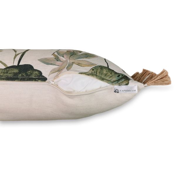 Cojín artesanal con relleno premium para cama y sofá en alta decoración elegante