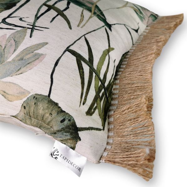 Cojín artesanal con relleno premium para cama y sofá en alta decoración elegante