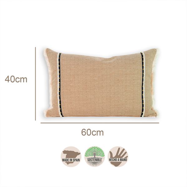 Cojín artesanal con relleno premium para cama y sofá en alta decoración elegante