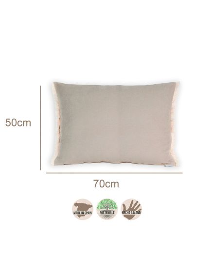 Cojín artesanal con relleno premium para cama y sofá en alta decoración elegante