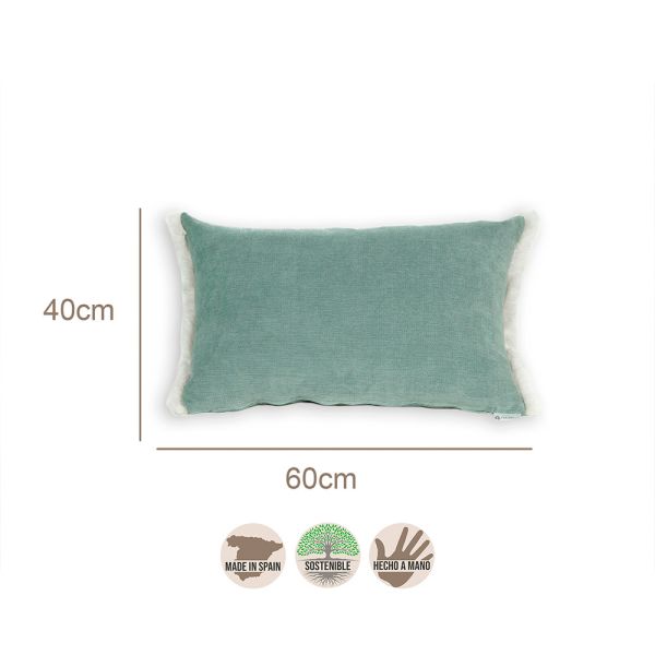 Cojín artesanal con relleno premium para cama y sofá en alta decoración elegante