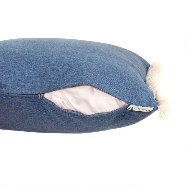 Cojín artesanal con relleno premium para cama y sofá en alta decoración elegante