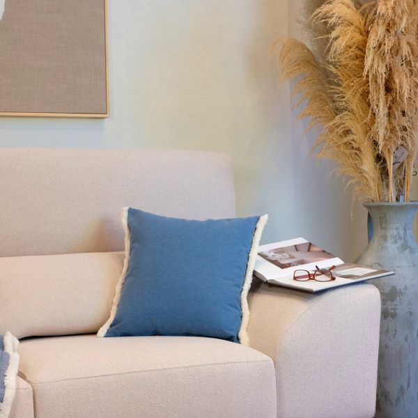 Cojín artesanal con relleno premium para cama y sofá en alta decoración elegante