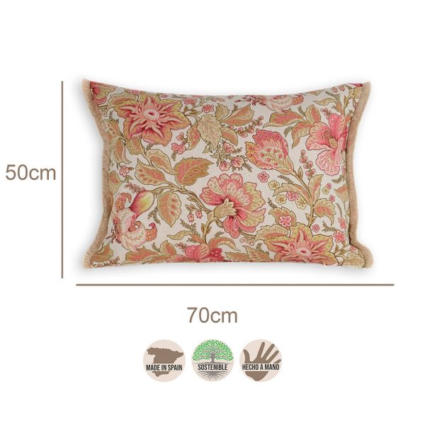 Cojín artesanal con relleno premium para cama y sofá en alta decoración elegante