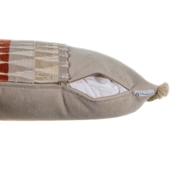 Cojín artesanal con relleno premium para cama y sofá en alta decoración elegante