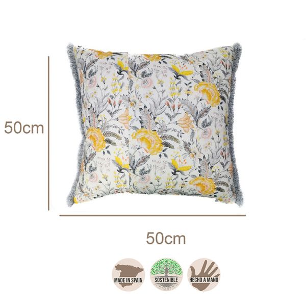Cojín artesanal con relleno premium para cama y sofá en alta decoración elegante
