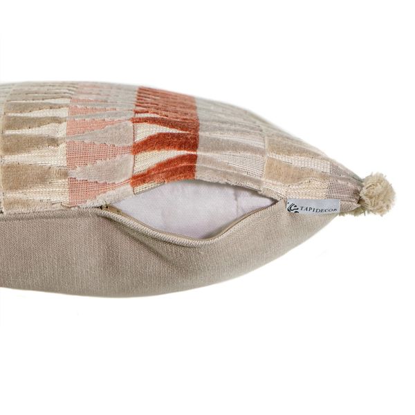 Cojín artesanal con relleno premium para cama y sofá en alta decoración elegante