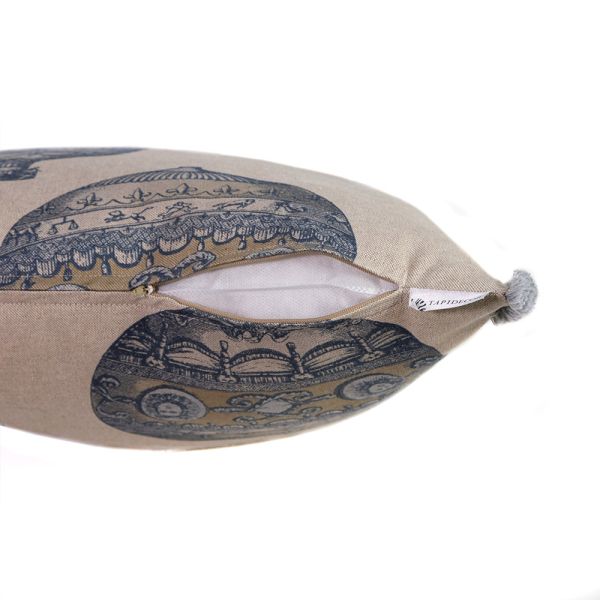 Cojín artesanal con relleno premium para cama y sofá en alta decoración elegante