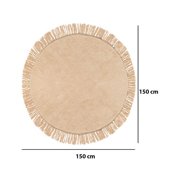 ALFOMBRA RED FLECOS BEIGE 150 X 150