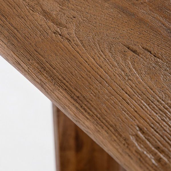 CONSOLA MADERA DE MANGO OVALADA 147X45X76