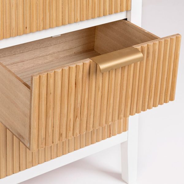 MESA AUXILIAR 3 CJ DM BLANCO Y PAULONIA CHAPADA 40X30X62