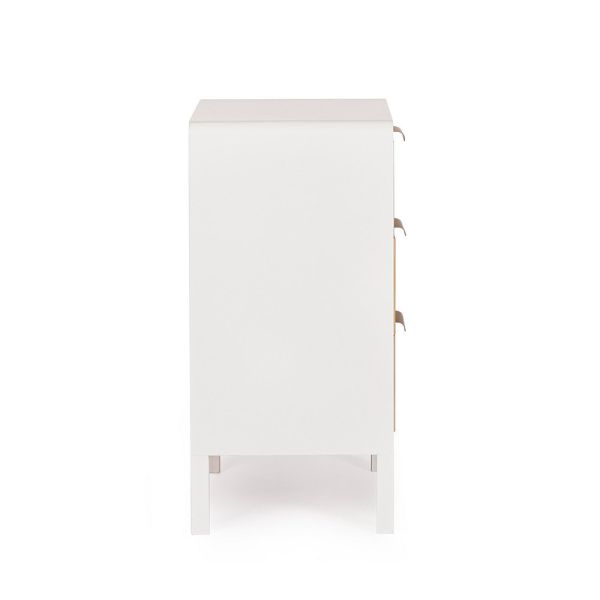 Mesita de noche de madera blanca – Frescura y elegancia - Tapidecor