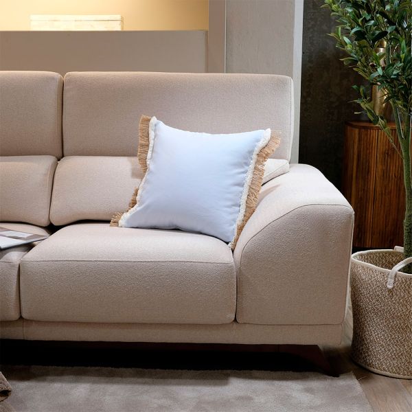 Cojín artesanal con relleno premium para cama y sofá en alta decoración elegante