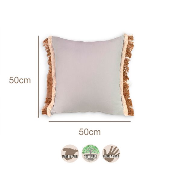 Cojín artesanal con relleno premium para cama y sofá en alta decoración elegante