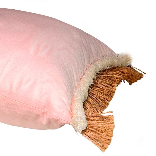 Cojín artesanal con relleno premium para cama y sofá en alta decoración elegante