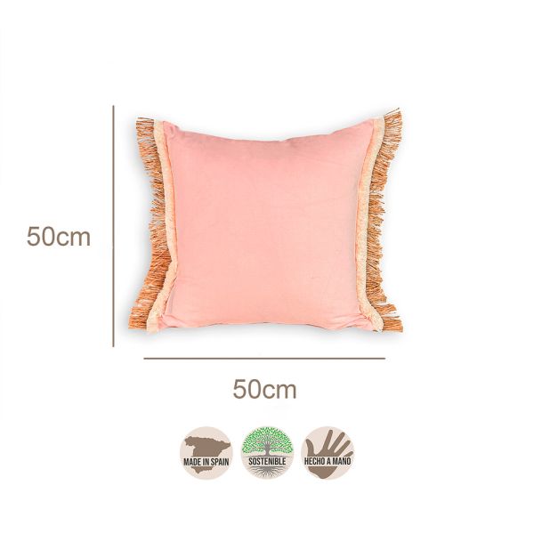 Cojín artesanal con relleno premium para cama y sofá en alta decoración elegante
