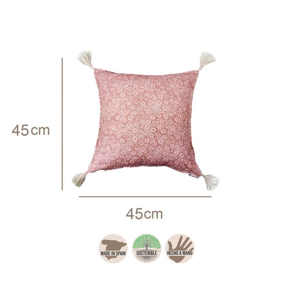Cojín artesanal con relleno premium para cama y sofá en alta decoración elegante