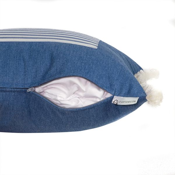 Cojín artesanal con relleno premium para cama y sofá en alta decoración elegante