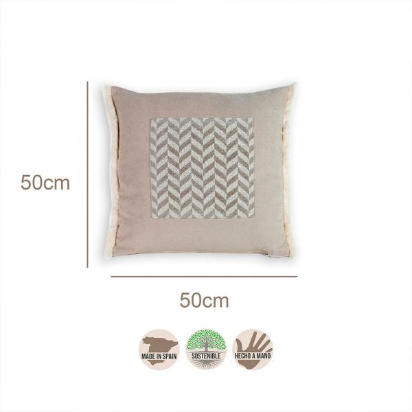 Cojín artesanal con relleno premium para cama y sofá en alta decoración elegante