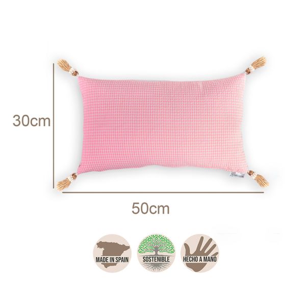 Cojín artesanal con relleno premium para cama y sofá en alta decoración elegante
