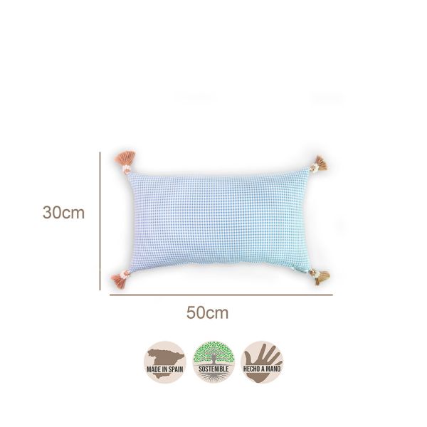Cojín artesanal con relleno premium para cama y sofá en alta decoración elegante