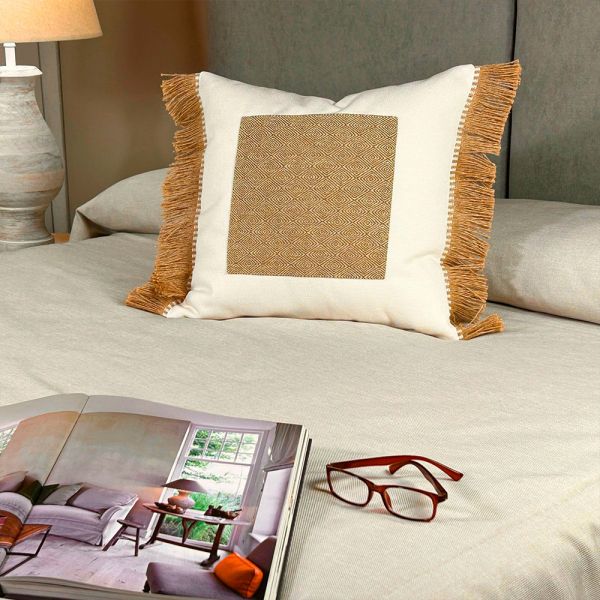 Cojín artesanal con relleno premium para cama y sofá en alta decoración elegante