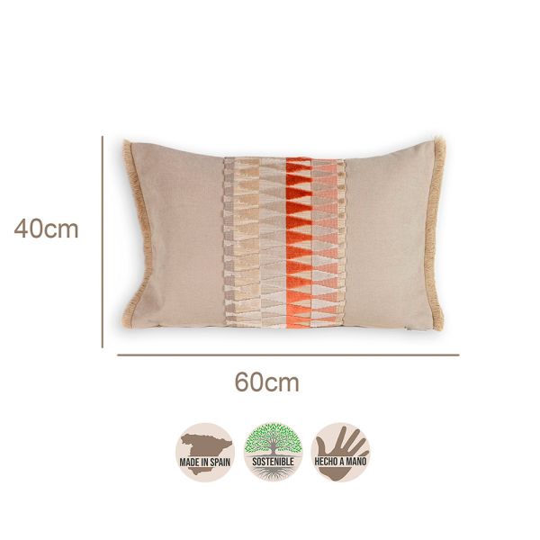 Cojín artesanal con relleno premium para cama y sofá en alta decoración elegante