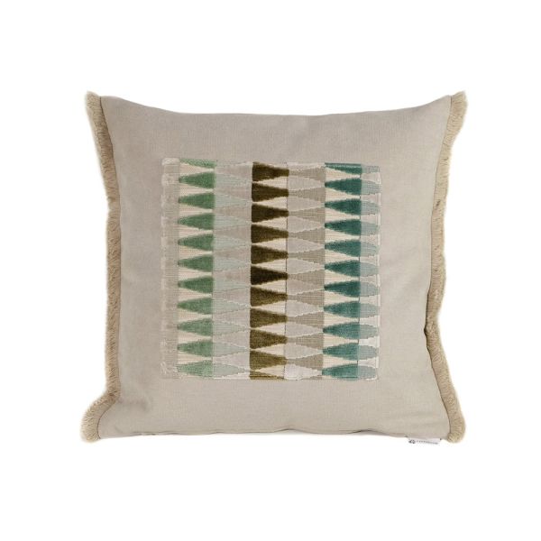 Cojín artesanal con relleno premium para cama y sofá en alta decoración elegante