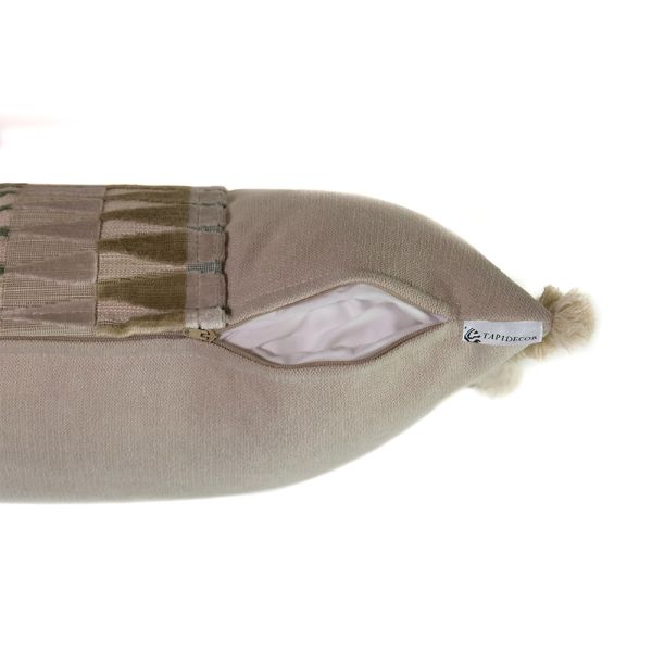 Cojín artesanal con relleno premium para cama y sofá en alta decoración elegante