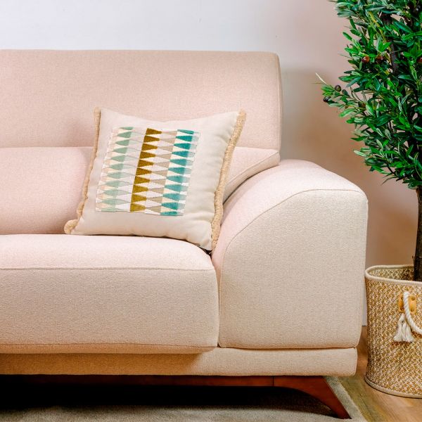 Cojín artesanal con relleno premium para cama y sofá en alta decoración elegante